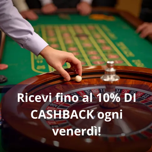 Ricevi il 10% di cashback ogni venerdì su Royal Sea Casino